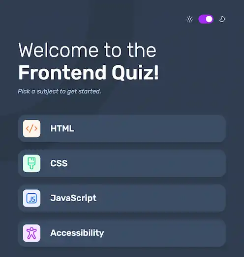 Quiz app image